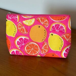 Clinique Make Up 💄 Cosmetic Bag Citrus 🍊 / 🍋 Fruit .